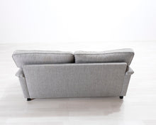 Lataa kuva Galleria-katseluun, 2-istuttava kangassohva vaaleanharmaa
