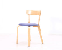 Ladda upp bild till gallerivisning, Artek 69 ruokatuoli sininen kangas
