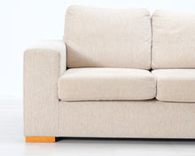 Load image into Gallery viewer, Asko 2-istuttava kangassohva beige
