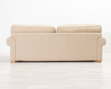 Lataa kuva Galleria-katseluun, 3-istuttava kangassohva beige
