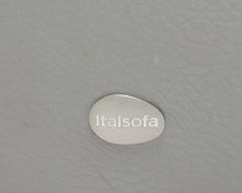 Ladda upp bild till gallerivisning, Italsofa 3-istuttava nahkasohva harmaa

