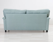 Lataa kuva Galleria-katseluun, 2-istuttava kangassohva turkoosi
