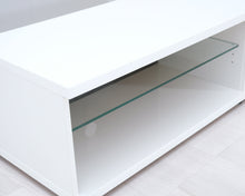 Load image into Gallery viewer, TV-taso korkeakiilto valkoinen
