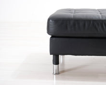 Load image into Gallery viewer, IKEA Landskrona nahkarahi musta
