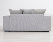 Lataa kuva Galleria-katseluun, 2-istuttava kangassohva harmaa
