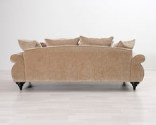 Load image into Gallery viewer, Napoleon 3-istuttava samettisohva beige
