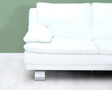 Ladda upp bild till gallerivisning, Italsofa 4-istuttava avokulmasohva valkoinen
