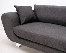 Load image into Gallery viewer, Shapes Moon 3-istuttava sohva tummanharmaa
