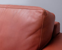 Load image into Gallery viewer, Sope nahkainen nojatuoli punainen
