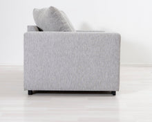 Lataa kuva Galleria-katseluun, 2-istuttava kangassohva harmaa
