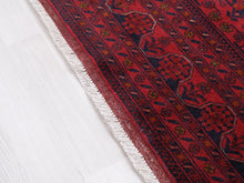 Ladda upp bild till gallerivisning, Afganistanilainen villamatto 228 x 174 cm punainen
