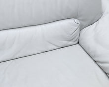 Ladda upp bild till gallerivisning, Italsofa 3-istuttava nahkasohva harmaa
