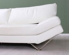 Ladda upp bild till gallerivisning, Natuzzi Relevé 2572 4-istuttava kulmasohva valkoinen
