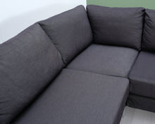 Lataa kuva Galleria-katseluun, IKEA kulmasohva musta
