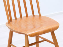 Ladda upp bild till gallerivisning, Vintage pinnatuoli ruskea
