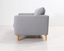 Lataa kuva Galleria-katseluun, 2,5-istuttava kangassohva harmaa
