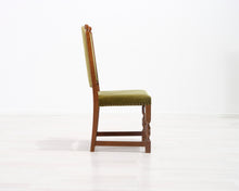 Ladda upp bild till gallerivisning, Antiikkituoli vihreä verhoilu

