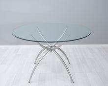 Load image into Gallery viewer, Calligaris ruokapöytä lasilevyllä Ø 120 cm
