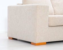 Load image into Gallery viewer, Asko 2-istuttava kangassohva beige
