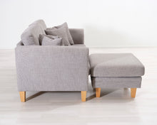 Ladda upp bild till gallerivisning, Eden 2-istuttava kangassohva ja rahi harmaa
