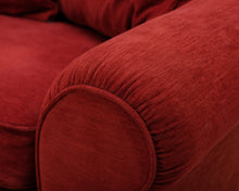 Load image into Gallery viewer, Ekornes 2-istuttava kangassohva punainen
