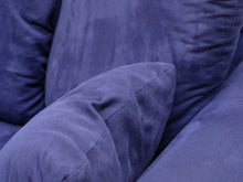 Lataa kuva Galleria-katseluun, 2-istuttava kangassohva sininen
