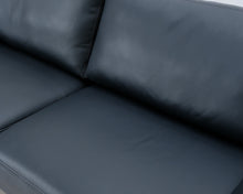 Load image into Gallery viewer, BD-Möbel Horizont 3-istuttava nahkasohva musta
