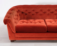 Lataa kuva Galleria-katseluun, 2,5-istuttava kangassohva punainen
