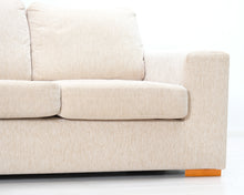 Load image into Gallery viewer, Asko 2-istuttava kangassohva beige
