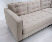 Lataa kuva Galleria-katseluun, A&amp;G Merch 3-istuttava avokulmasohva beige

