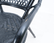 Lataa kuva Galleria-katseluun, IKEA Älmsta rottinkituoli musta
