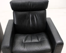 Lataa kuva Galleria-katseluun, Ekornes Stressless nahkanojatuoli musta

