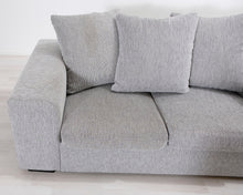 Lataa kuva Galleria-katseluun, 2-istuttava kangassohva harmaa
