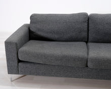 Ladda upp bild till gallerivisning, Folkhemmet 3-istuttava kangassohva harmaa
