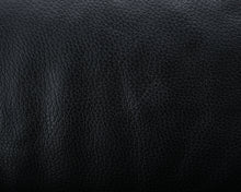 Lataa kuva Galleria-katseluun, Natuzzi 3-istuttava nahkasohva musta
