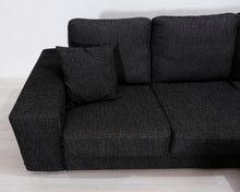 Lataa kuva Galleria-katseluun, Bellus 3-istuttava divaanisohva tummanharmaa
