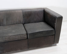 Load image into Gallery viewer, BoConcept 3-istuttava nahkasohva tummanruskea
