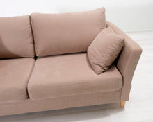 Load image into Gallery viewer, Furninova Charlie 3-istuttava kangassohva beige
