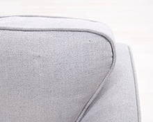 Load image into Gallery viewer, Svenska Hem 2-istuttava kangassohva harmaa
