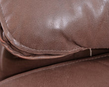 Lataa kuva Galleria-katseluun, The Leather Factory nahkanojatuoli ja rahi ruskea
