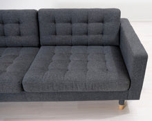 Load image into Gallery viewer, IKEA Landskrona 3-istuttava kangassohva harmaa
