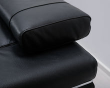 Lataa kuva Galleria-katseluun, Natuzzi 3-istuttava nahkasohva musta
