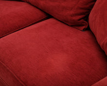 Load image into Gallery viewer, Ekornes 2-istuttava kangassohva punainen
