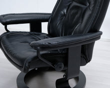 Ladda upp bild till gallerivisning, Ekornes Stressless nojatuoli ja rahi musta
