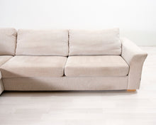 Lataa kuva Galleria-katseluun, Stalands 4-istuttava kulmasohva rahilla beige
