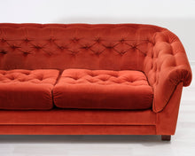 Lataa kuva Galleria-katseluun, 2,5-istuttava kangassohva punainen
