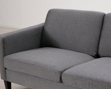 Lataa kuva Galleria-katseluun, Furninova 2-istuttava kangassohva harmaa
