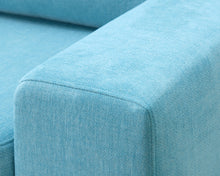 Lataa kuva Galleria-katseluun, Asko 4-istuttava kulmasohva turkoosi
