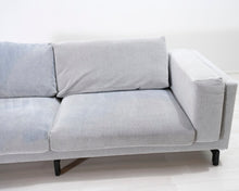Load image into Gallery viewer, IKEA Nockeby 3-istuttava kangassohva harmaa
