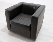 Lataa kuva Galleria-katseluun, BoConcept nahkanojatuoli tummanruskea

